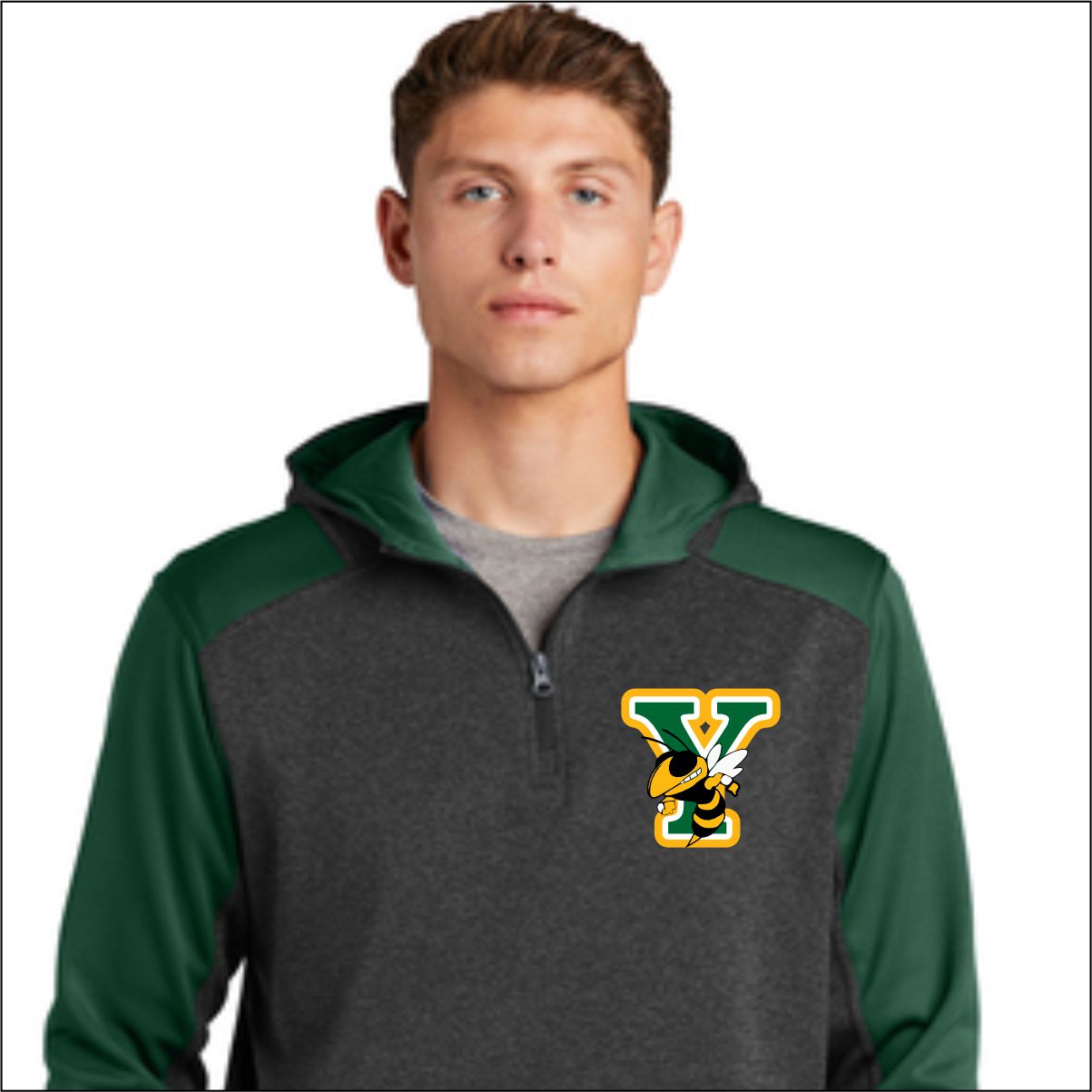 YULEE MIDDLE TWO TONE HOODIE (463-ST249)