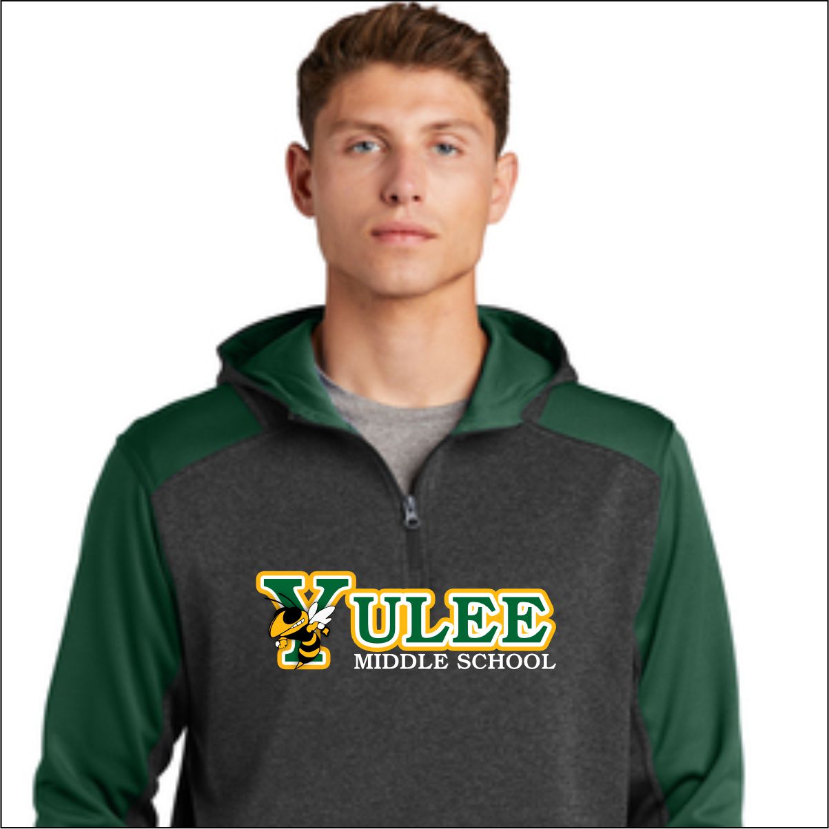 YULEE MIDDLE TWO TONE HOODIE (463-ST249)