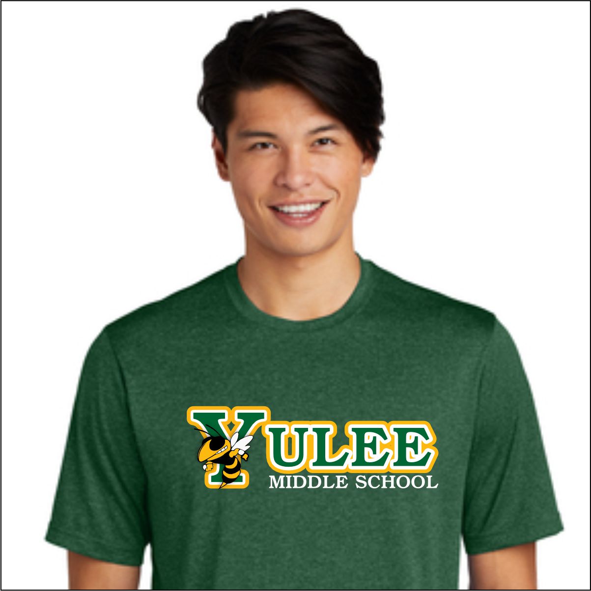 YULEE MIDDLE HEATHERED T-SHIRT (463ST360)