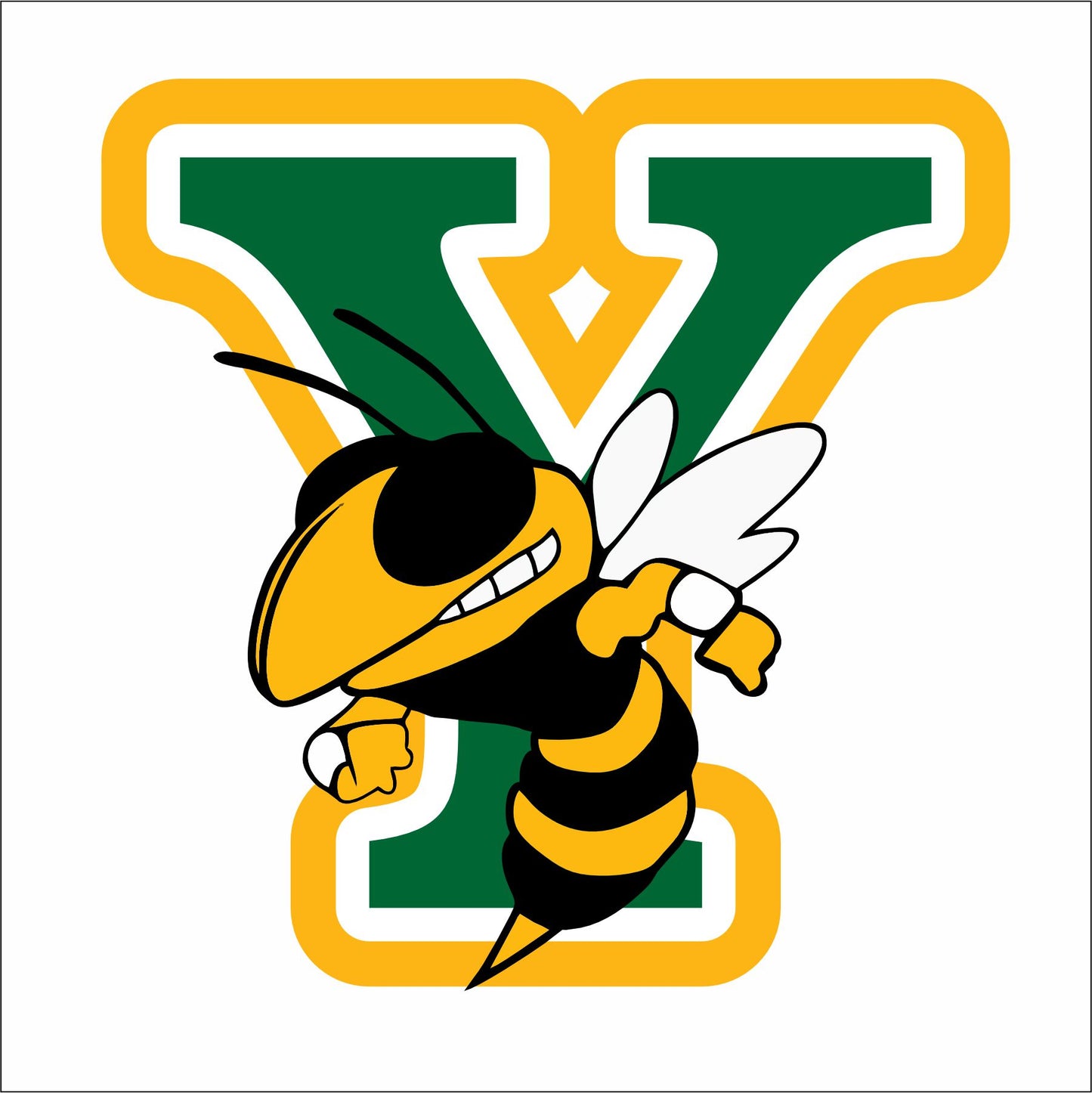 YULEE MIDDLE SCHOOL BACKGLASS DECAL